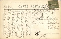 VINTAGE POSTCARD Palate of Oval Fontainebleau Court Keep of Saint Louis