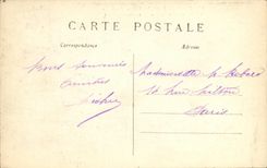 VINTAGE POSTCARD Drill of Fontainebleau L Cave of L hermit at the Falls of Franchard