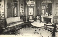 VINTAGE POSTCARD Fontainebleau the palate the Boudoir of Marie Antoinette
