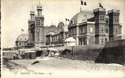 POSTAL Dieppe de la VENDIMIA el casino
