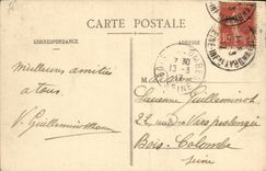 POSTAL Dieppe de la VENDIMIA el bulevar maritimo
