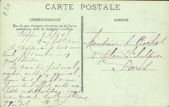 POSTAL Dieppe L de la VENDIMIA entrado del castillo viejo