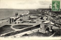 Opinion de Dieppe de la POSTAL de la VENDIMIA tomada del castillo