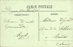 Opinion de Dieppe de la POSTAL de la VENDIMIA tomada del castillo