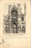 Puerta de Dieppe de la POSTAL de la VENDIMIA de L iglesia Jacques Saint