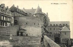 POSTAL Dieppe de la VENDIMIA el castillo