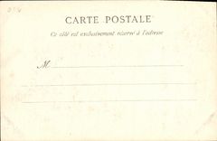 Detalle de Dieppe de la POSTAL de la VENDIMIA del castillo y de la entrada