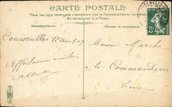Corte Sevlles L de Dieppe de la POSTAL de la VENDIMIA despues del mediodia en las mujeres de la playa