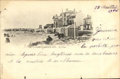 VINTAGE POSTCARD Courseulles On Sea the Beach