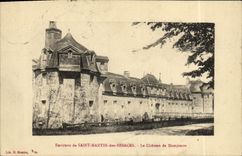 VINTAGE POSTCARD Surroundings of Martin Saint of the Double sacks the Castle of Damplerre