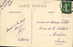 VINTAGE POSTCARD Surroundings of Martin Saint of the Double sacks the Castle of Damplerre