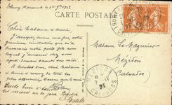 POSTAL Thury Harcourt de la VENDIMIA que el lazo de L adorna