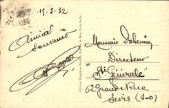 VINTAGE POSTCARD Riva Bleated Entered of the Beach