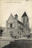 VINTAGE POSTCARD Ouistreham L Church the gate