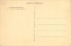 La POSTAL Suiza Normande L de la VENDIMIA adorna tiene Clecy