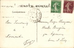 VINTAGE POSTCARD Herouville Close Caen Old people s home of the brothers the vault