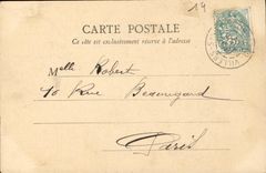 VINTAGE POSTCARD Drums Ruins of Arnoult Saint