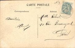 VINTAGE POSTCARD Drums Ruins of the prioress of St Arnoult