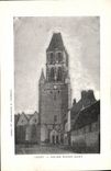 VINTAGE POSTCARD Orbec Church Our lady