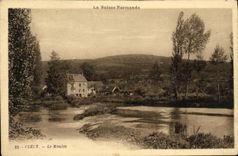 VINTAGE POSTCARD Clecy the Mill