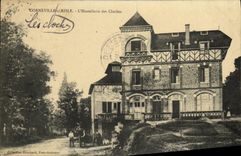 CPA Corneville Risle L Hostellerie des Cloches 