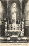 VINTAGE POSTCARD the Sanctuary of L Eglise of the Sacring Heart has Saint Germain Of Crioult