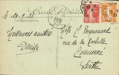 VINTAGE POSTCARD Bernieres Seen from Of the Castle