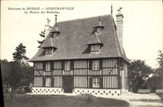 VINTAGE POSTCARD Surroundings of Dozule Goustranville the Manor of Breholles