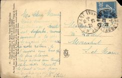 VINTAGE POSTCARD Lisieux Vault and drives out Sainte Therese of L Jesus child