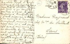 VINTAGE POSTCARD Houlgate the Beach and the Villas Children