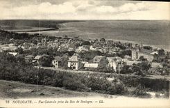 VINTAGE POSTCARD Houlgate View Taken Of the Bois de Boulogne