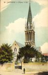 VINTAGE POSTCARD Langrune L Church