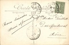 VINTAGE POSTCARD Langrune On Sea View of the Beach