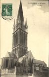 VINTAGE POSTCARD Langrune L Church