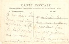 VINTAGE POSTCARD Langrune On Sea the Bath with Vagueness