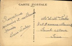 VINTAGE POSTCARD Lion sur Mer the Castle