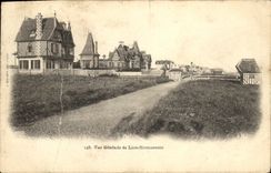 VINTAGE POSTCARD View of Hermanville Lion