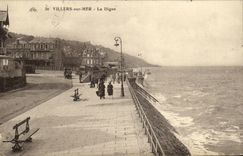 POSTAL Villers de la VENDIMIA en el mar la presa