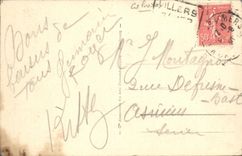 POSTAL Villers de la VENDIMIA en el mar la presa y la playa