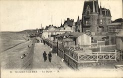 POSTAL Villers de la VENDIMIA en el mar la presa