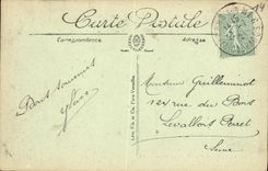 POSTAL Villers de la VENDIMIA en el mar la presa