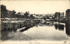 VINTAGE POSTCARD Vire L locks
