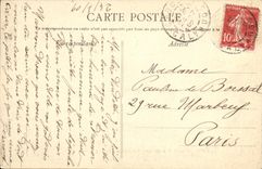 POSTAL L divino meson de moda de la VENDIMIA del pais de Guillermo la entrada principal del conquistador