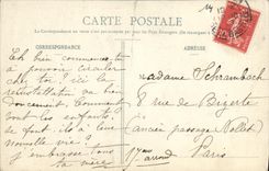 VINTAGE POSTCARD Holy Par In Sinning Danger