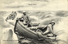 VINTAGE POSTCARD Holy Par Strong gale To the Broad Sinner