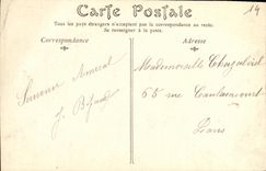 POSTAL Vire L cerraduras de la VENDIMIA