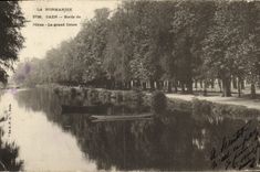 CPA Caen Bords de L Orne Le Grand Cours 