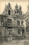 CPA Caen Cour Interieure de l Ancien Hotel de Valois 