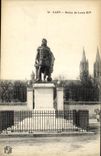 CPA Caen Statue de Louis XIV