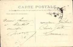VINTAGE POSTCARD Caen L Hotel of Valoirs or Produce exchange Post office employee